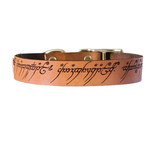 The Ring Leather Dog Collar
