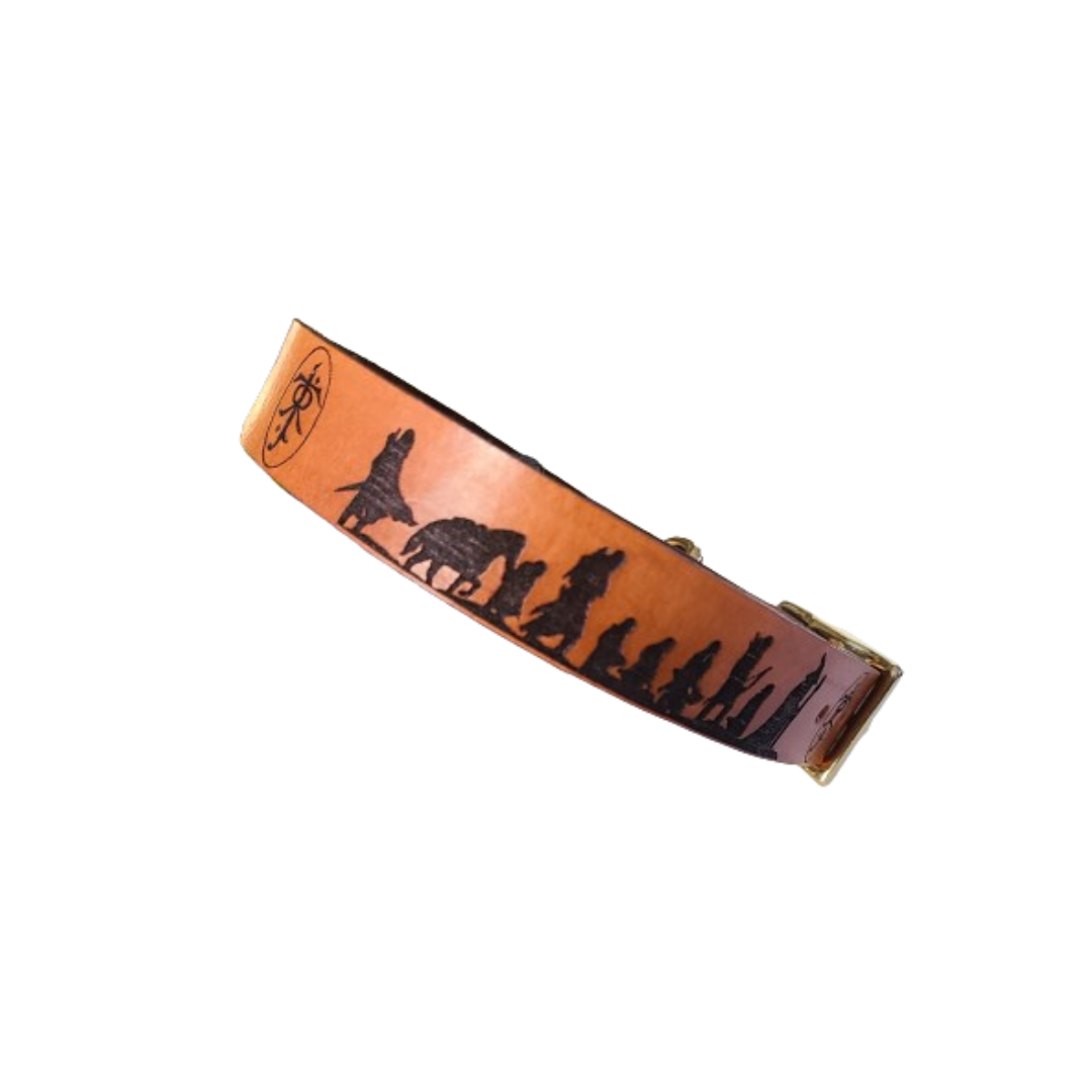 The Journey Leather Dog Collar