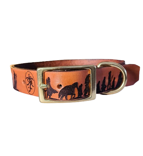 The Journey Leather Dog Collar