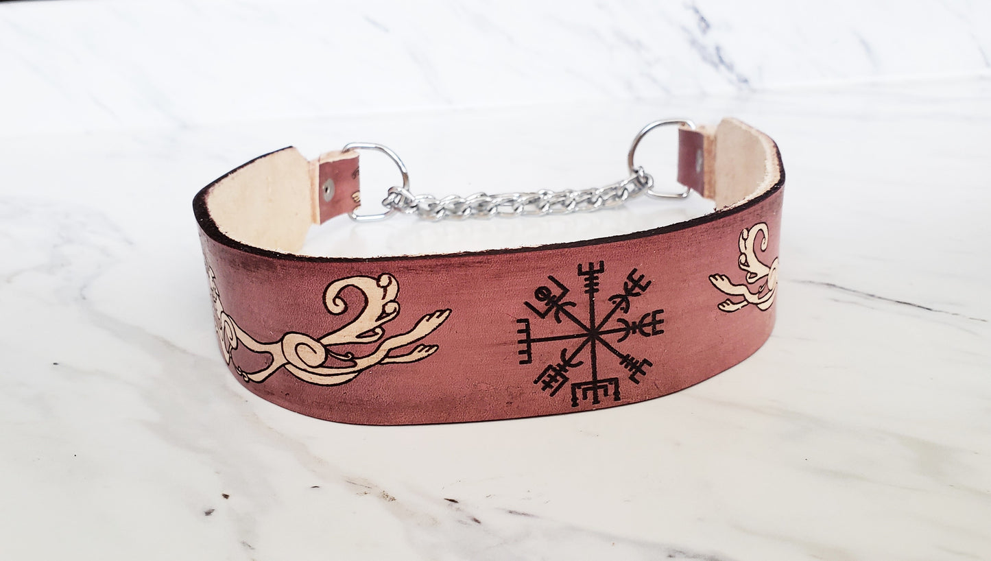 Nordic - Leather Martingale Collar