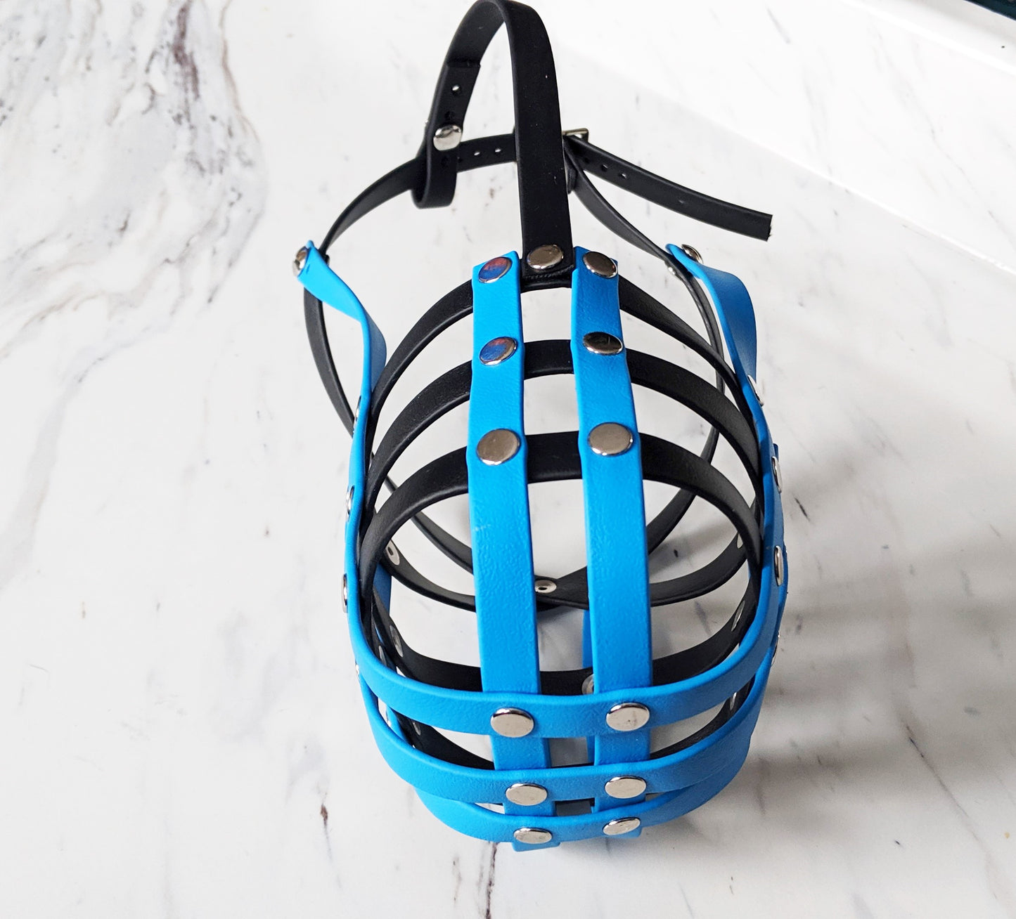 Basket Style Biothane Muzzle with Forehead strap - Choose your Colors - Level One