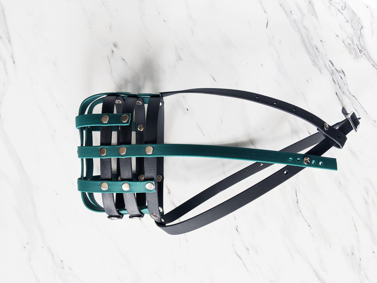 Basket Style Biothane Muzzle with Forehead strap - Choose your Colors - Level One