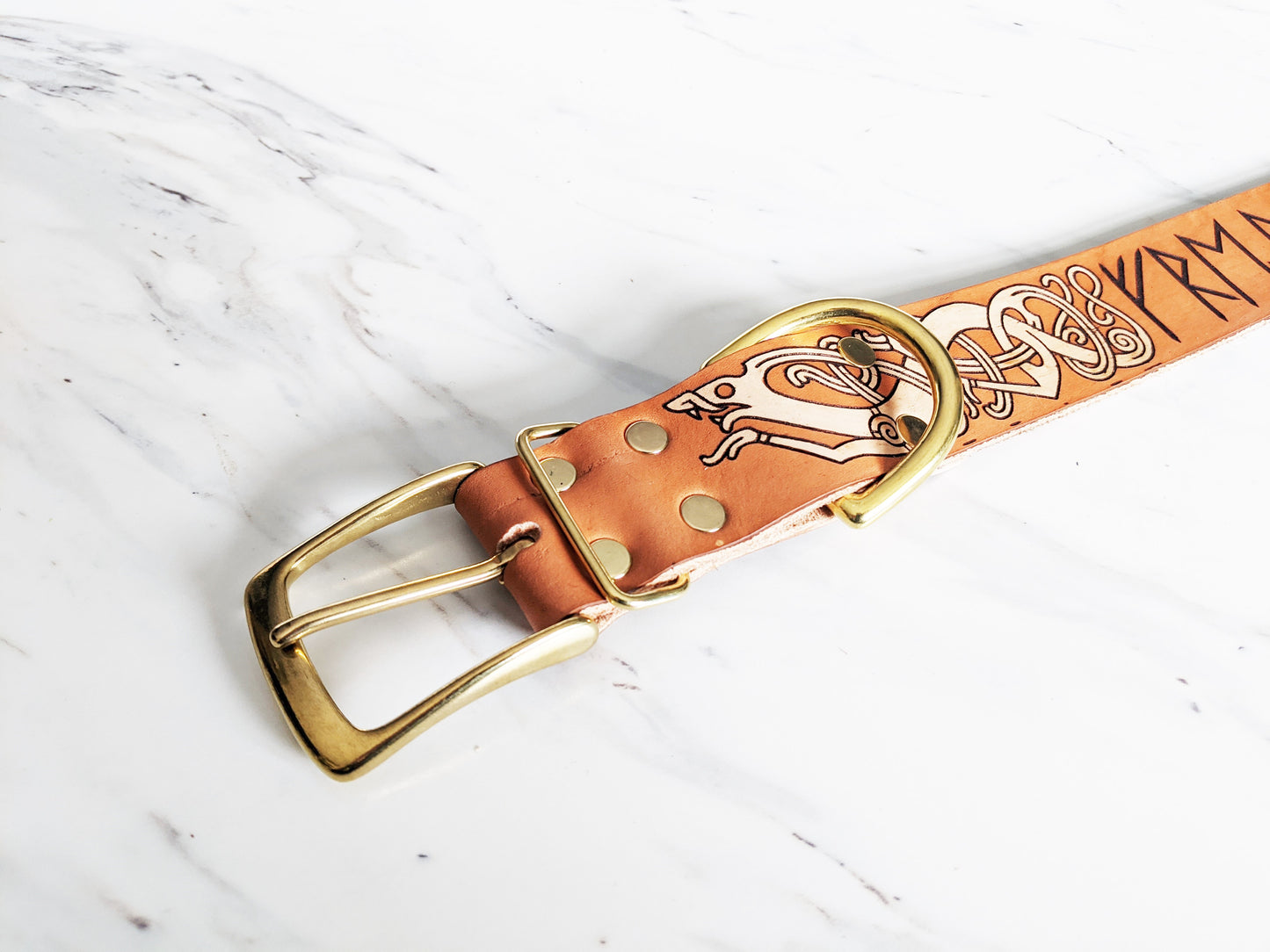 The Fenrir - Leather Dog Collar