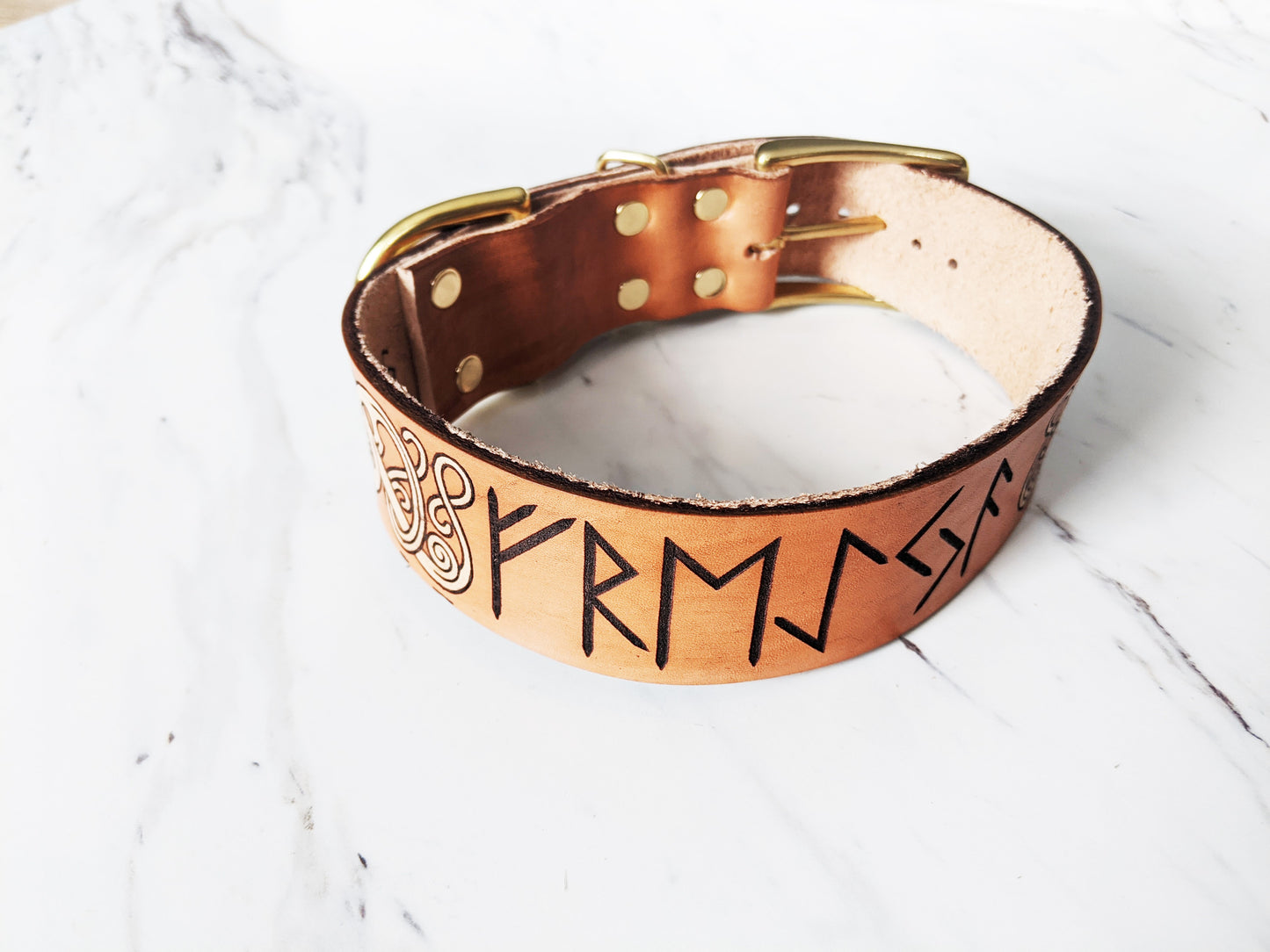 The Fenrir - Leather Dog Collar