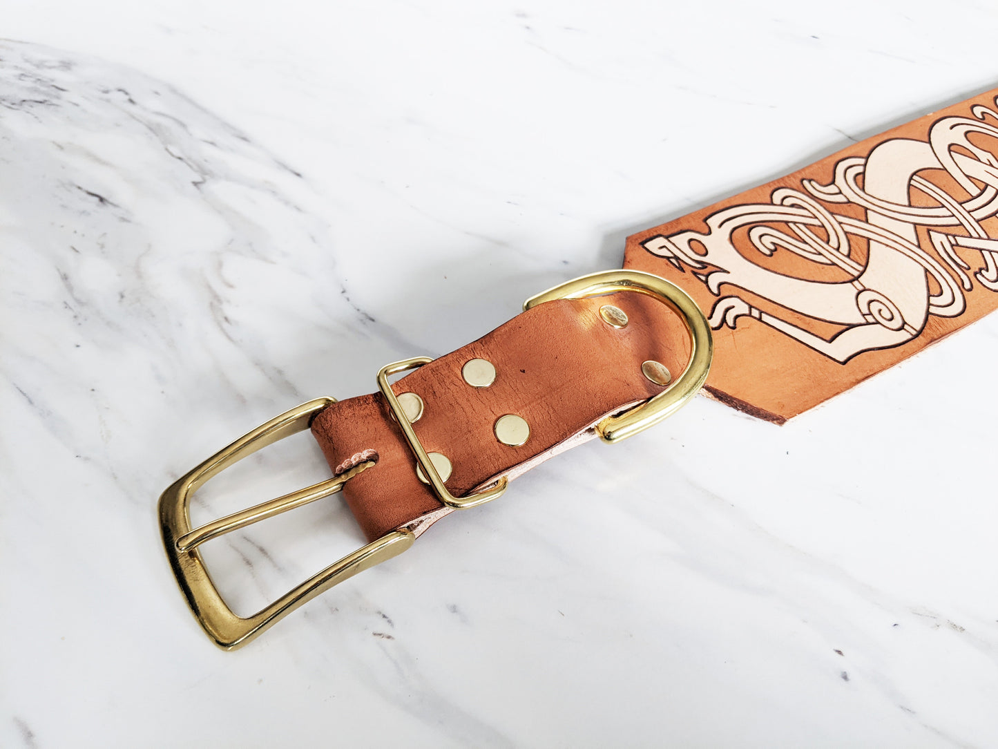 The Fenrir - Leather Dog Collar