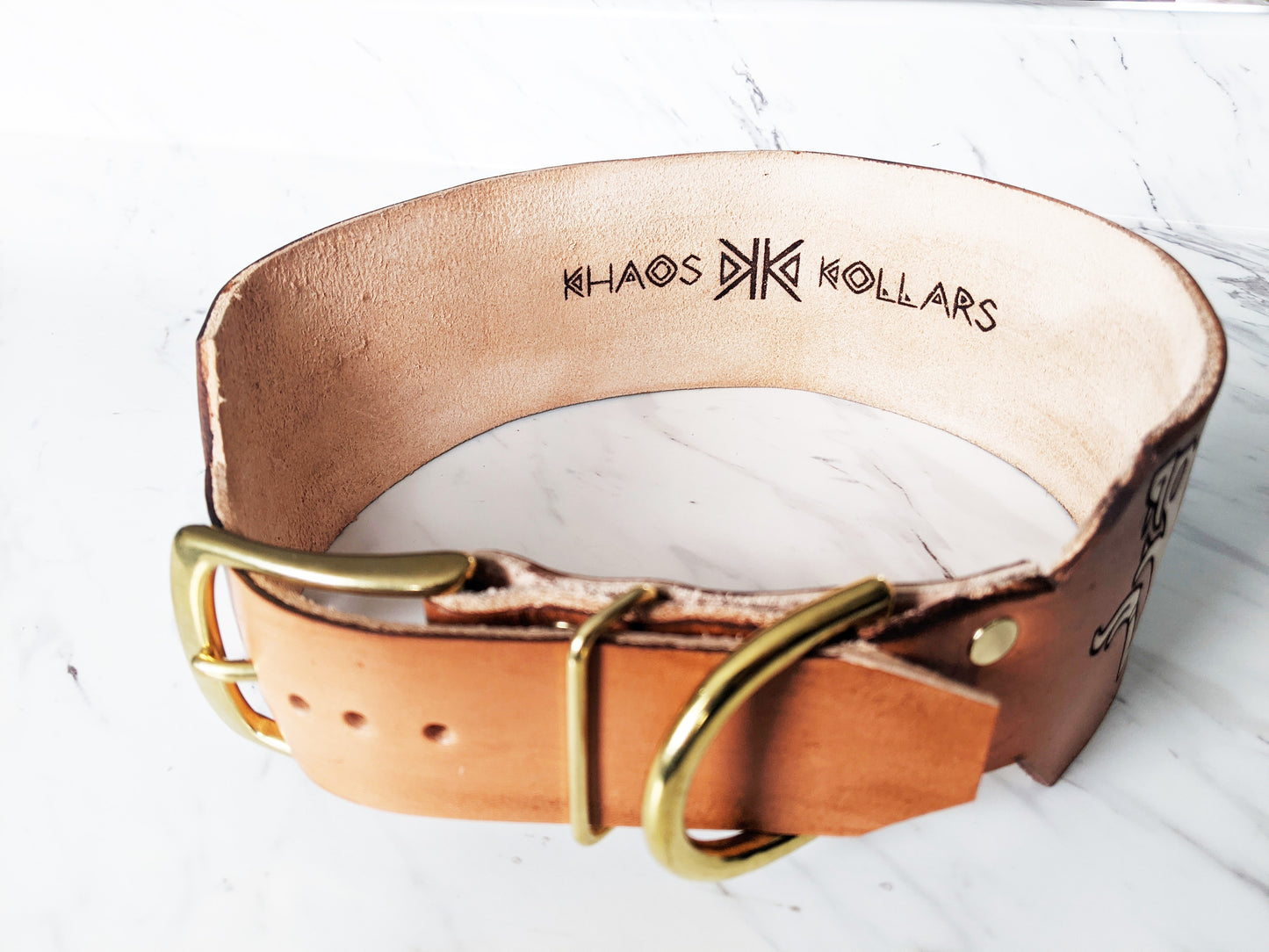 The Fenrir - Leather Dog Collar