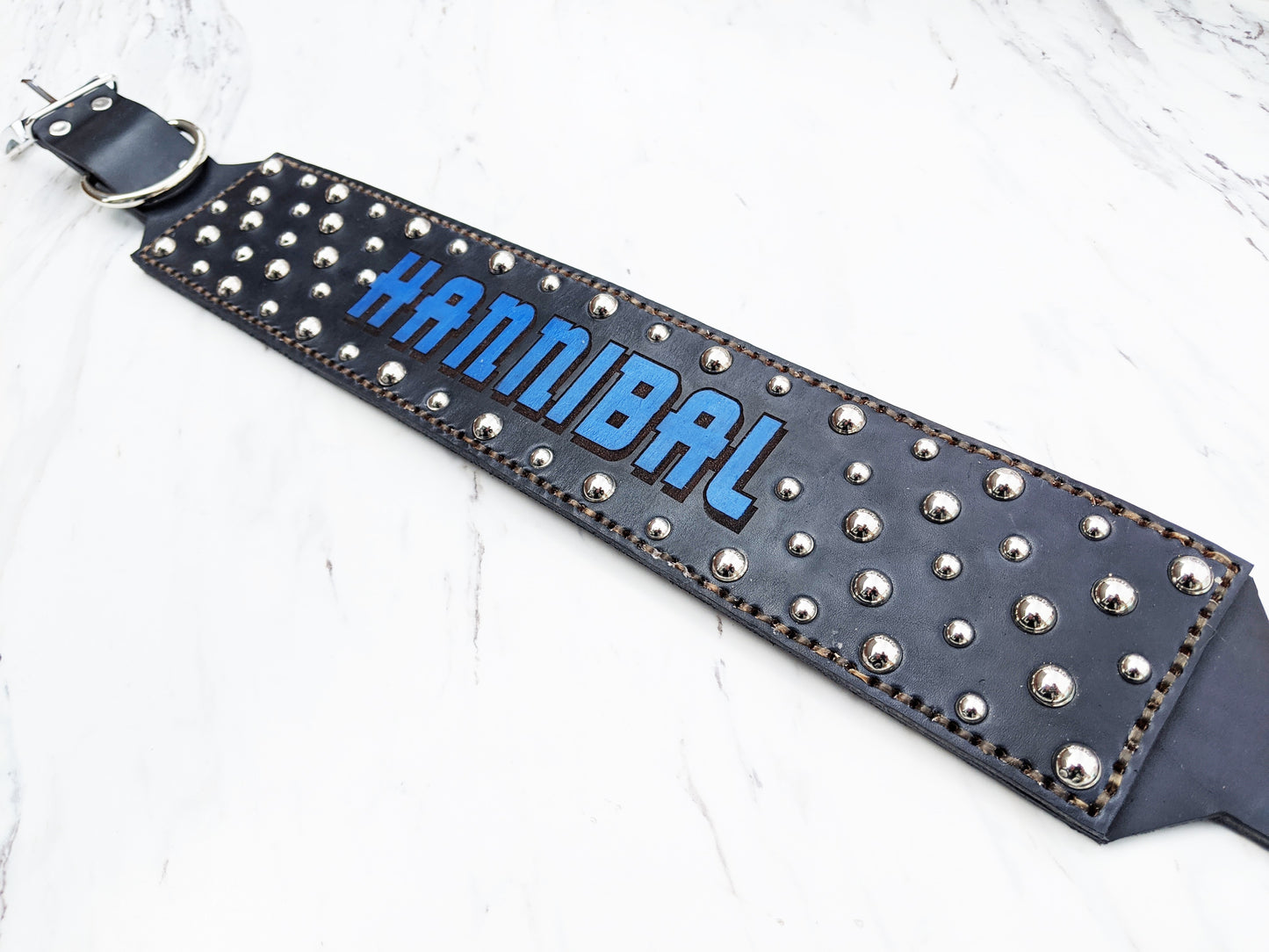 The Tough Stud - Leather Dog Collar