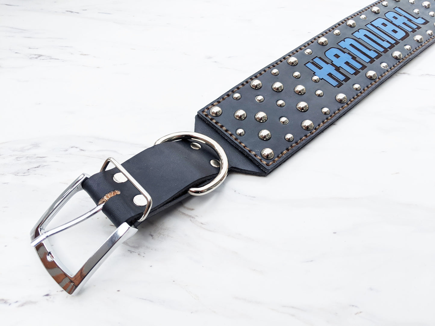 The Tough Stud - Leather Dog Collar