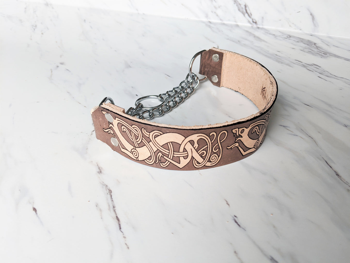The Fenrir - Leather Dog Collar
