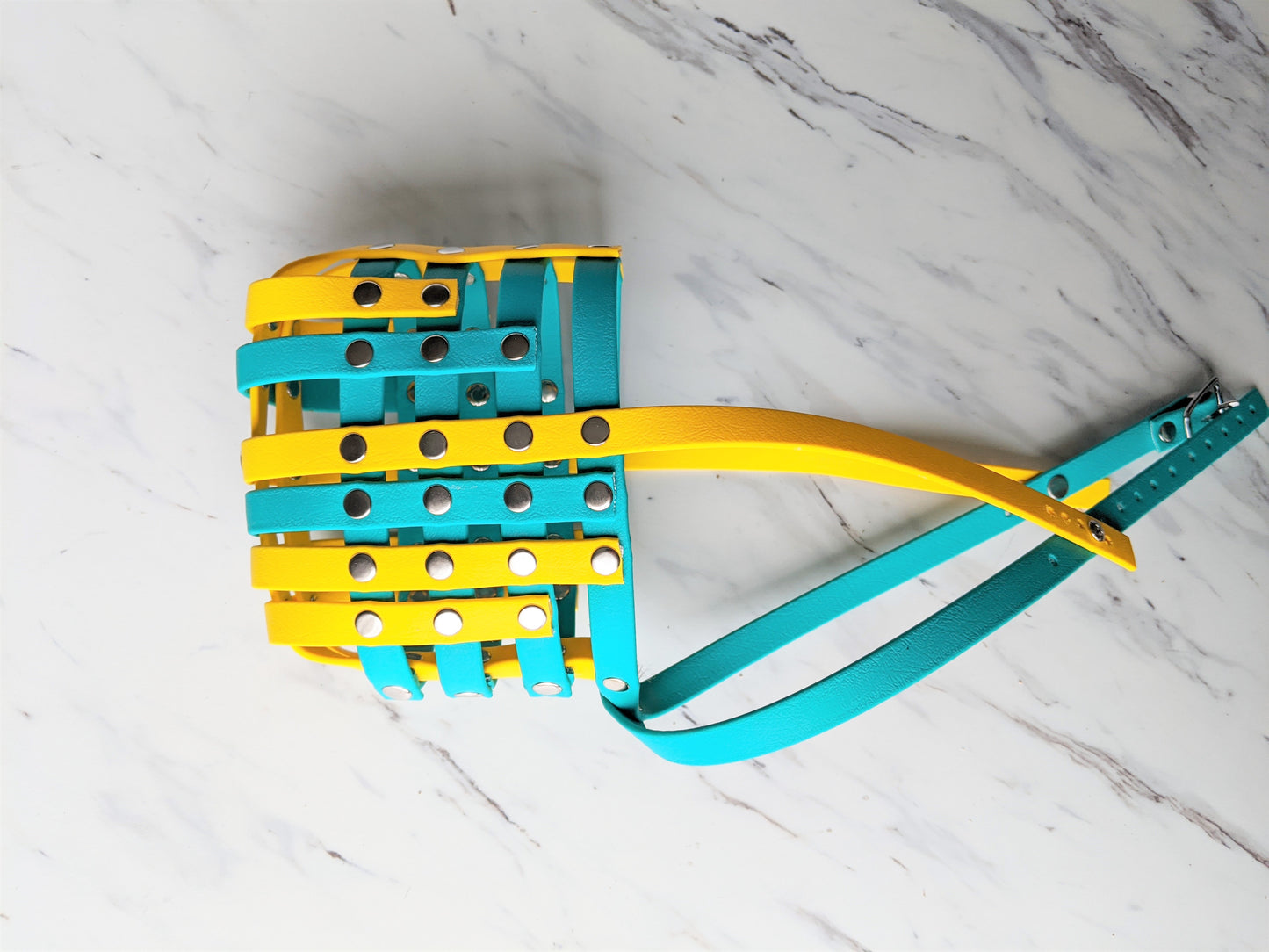 Basket Style Biothane Muzzle - Choose your Colors - Level Three