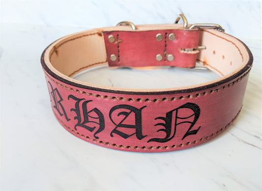 Big Boy - Leather Dog Collar