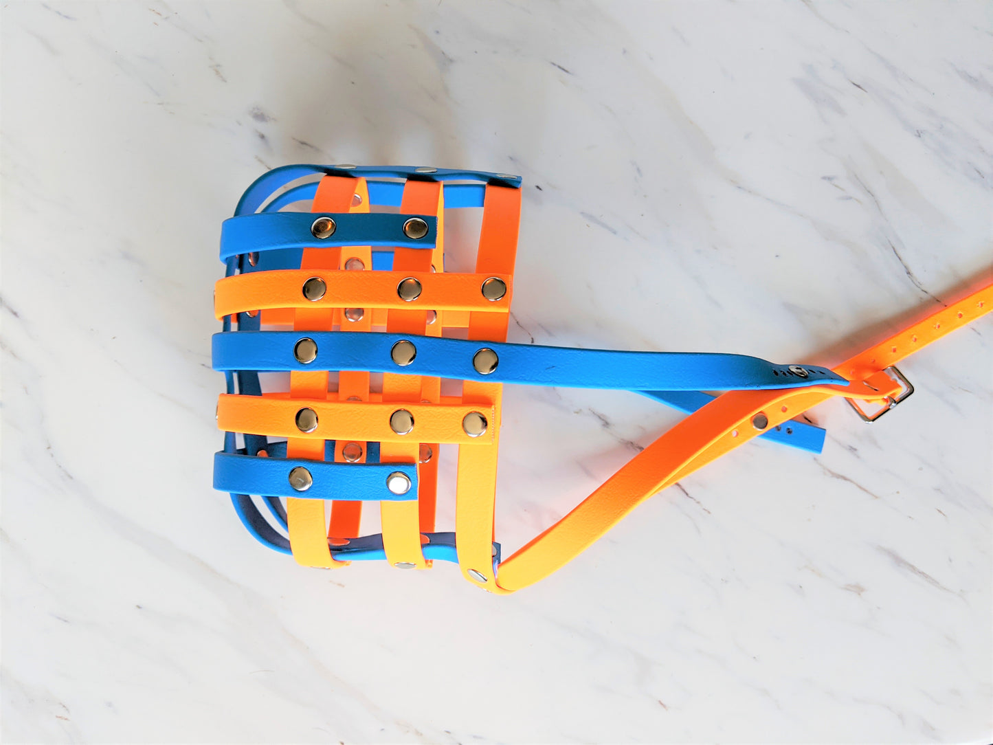 Basket Style Biothane Muzzle - Choose your Colors - Level Two