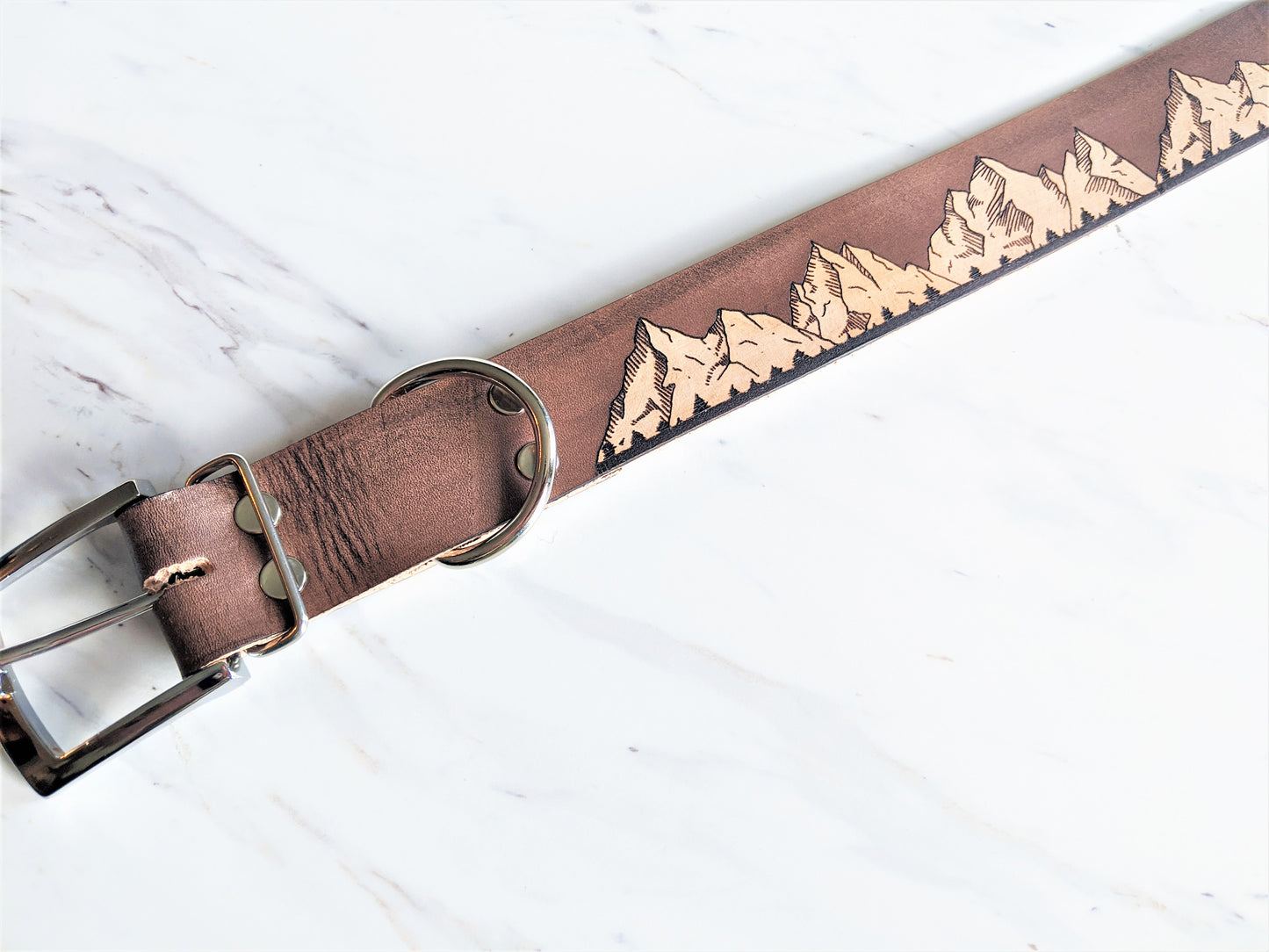 The Rockies - Leather Dog Collar