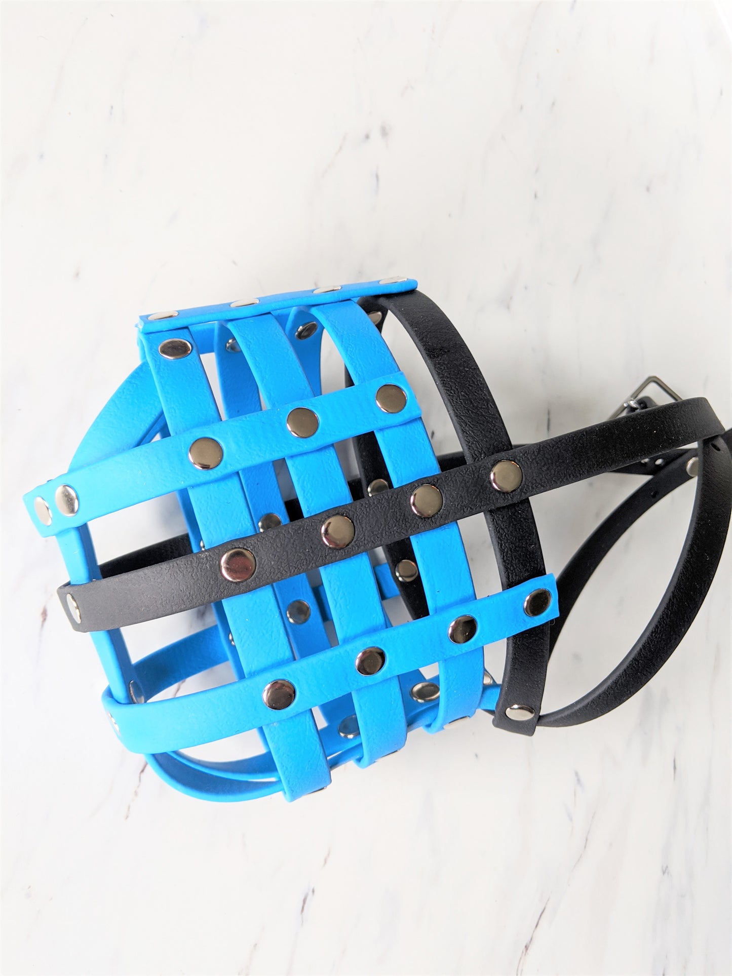 Basket Style Biothane Muzzle with Open Nose - Choose your Colors - Level one
