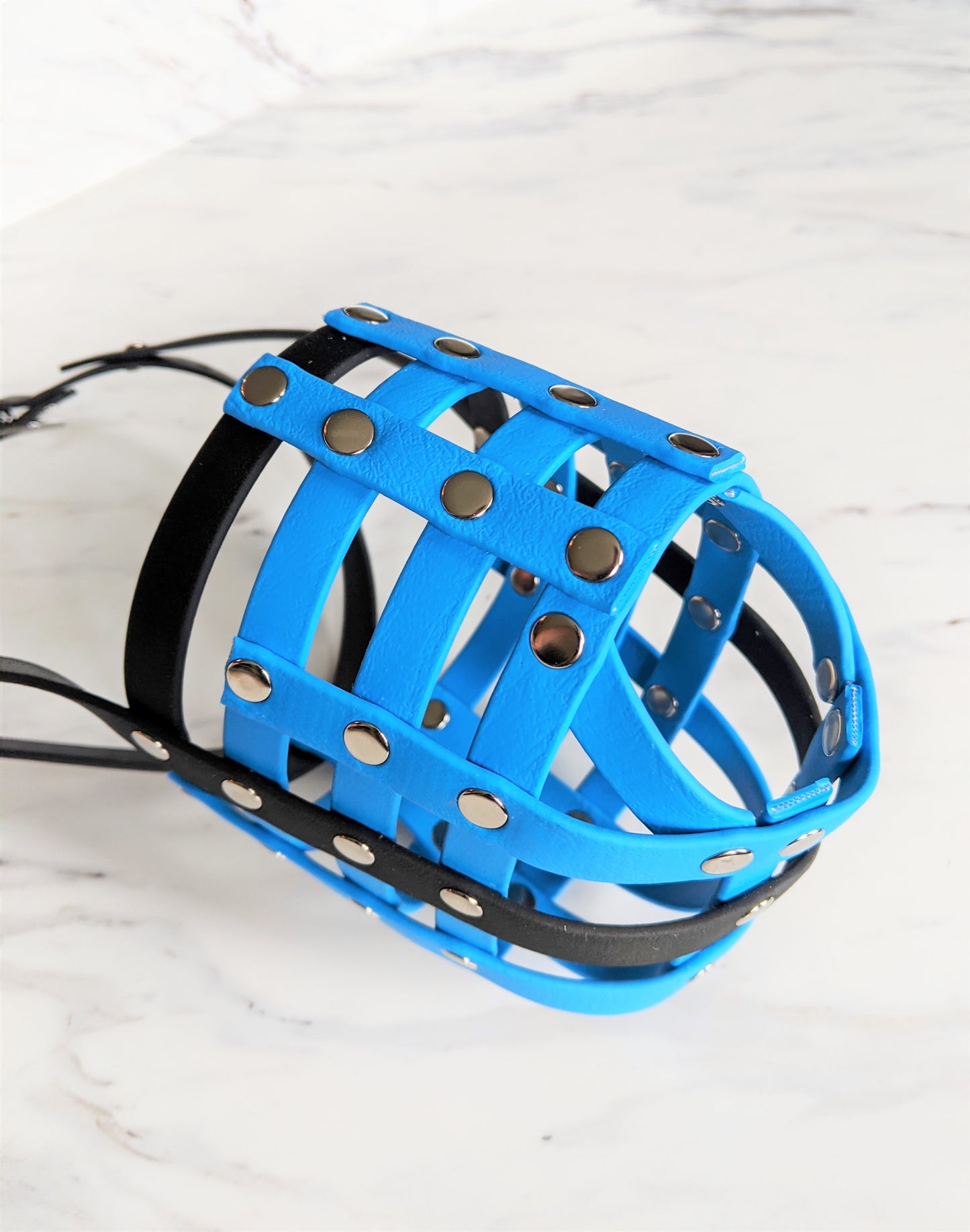 Basket Style Biothane Muzzle with Open Nose - Choose your Colors - Level one