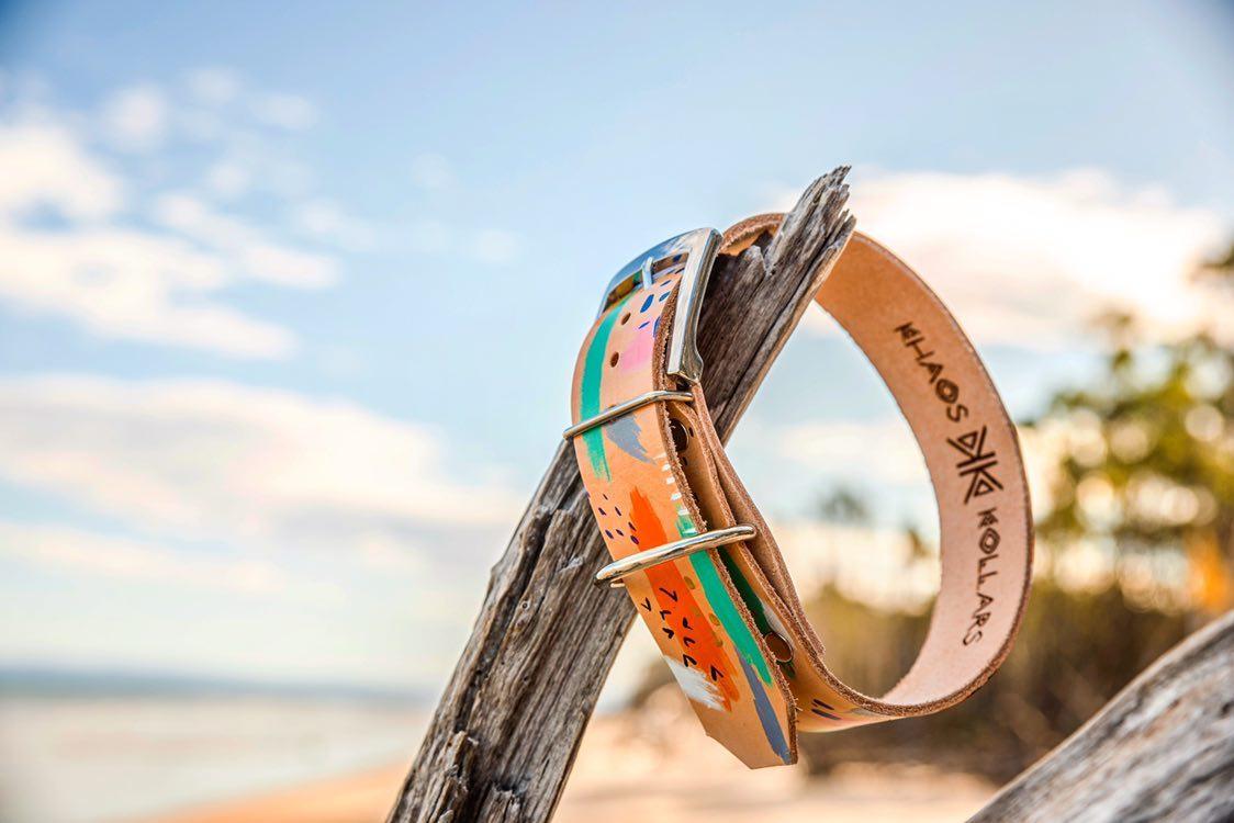 Abstract - Leather Dog Collar