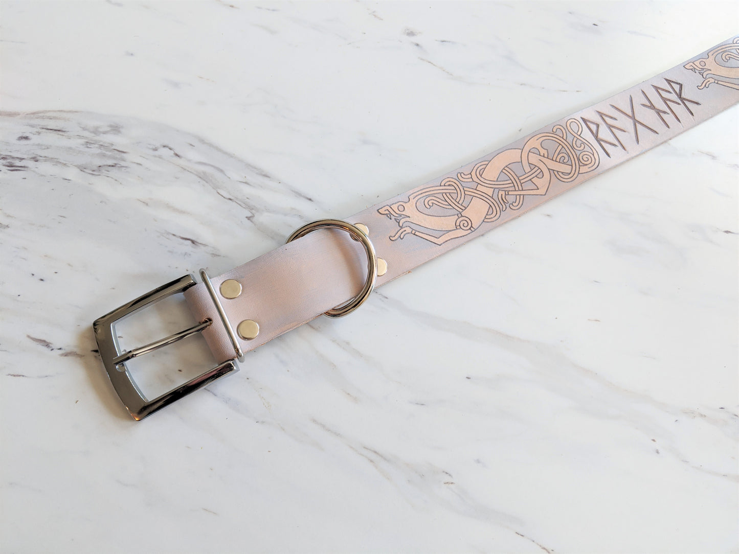The Fenrir - Leather Dog Collar