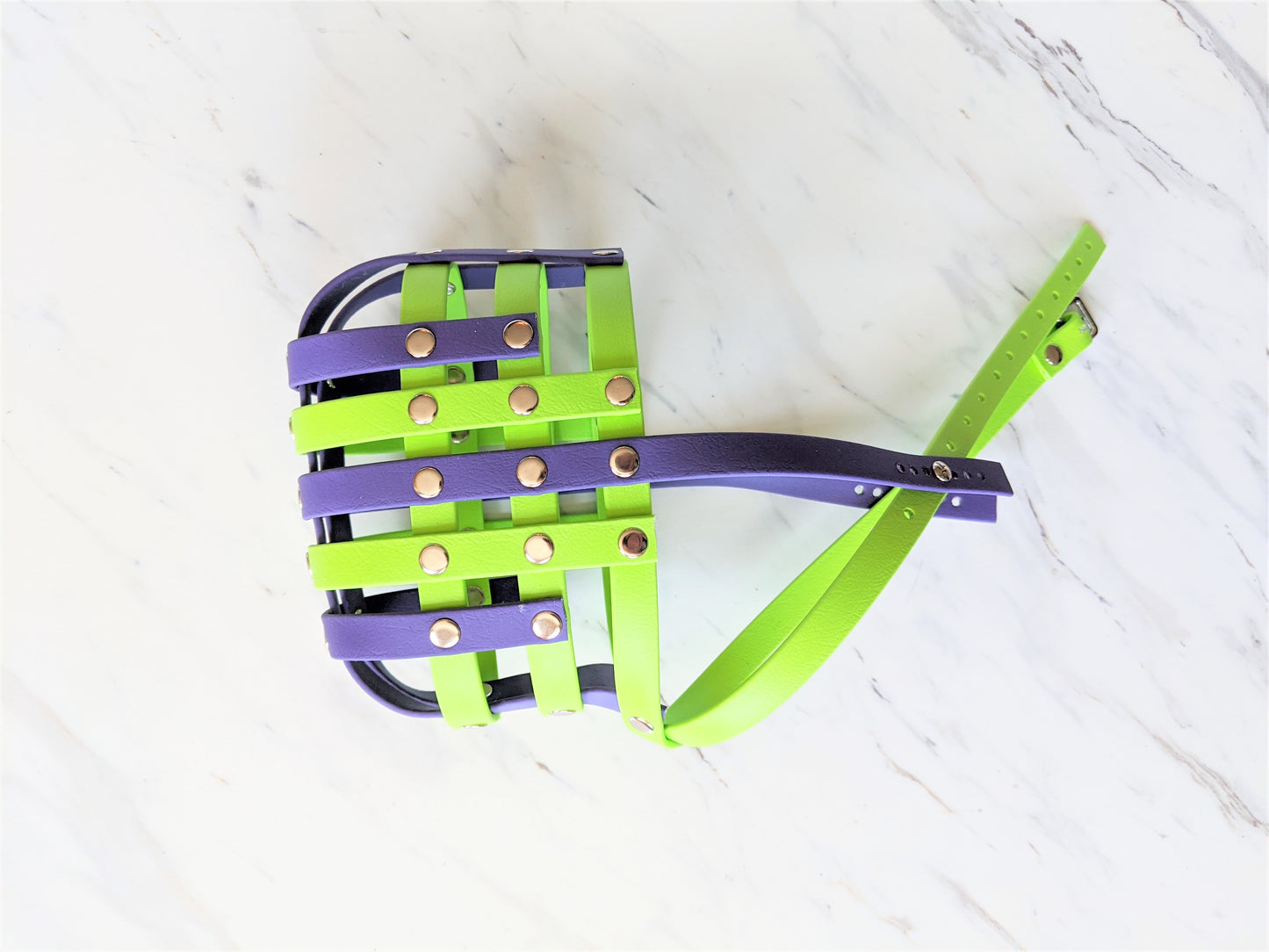 Basket Style Biothane Muzzle - Choose your Colors - Level Two