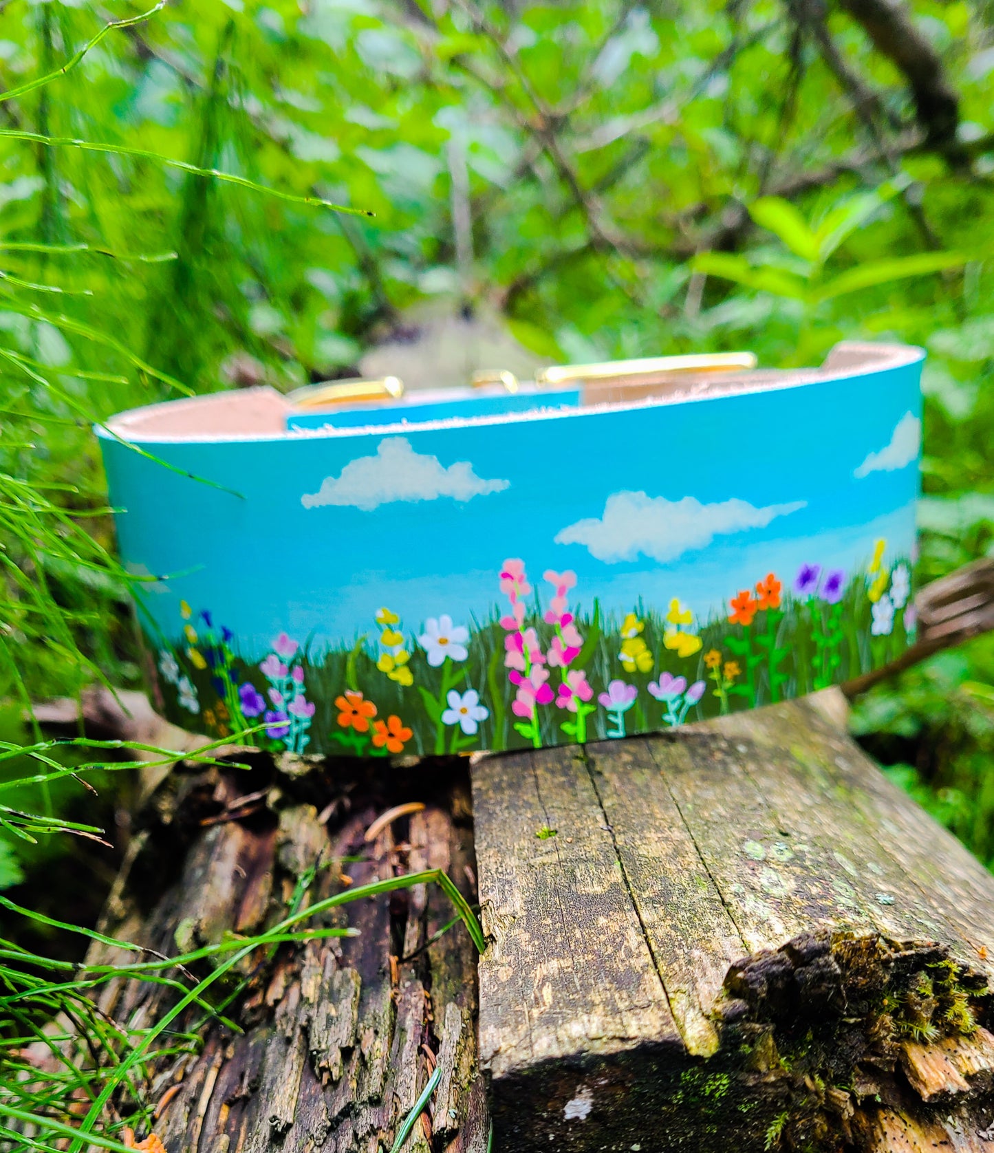 Ready to Ship- Floral meadow collar