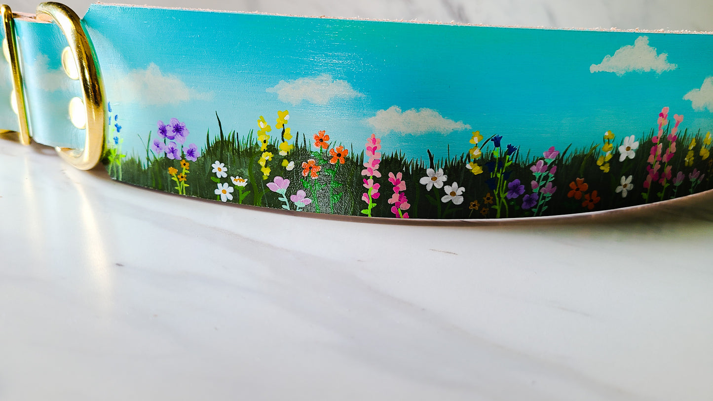 Ready to Ship- Floral meadow collar