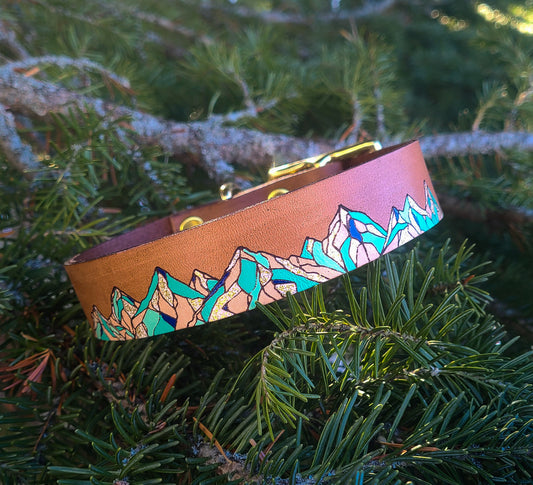 LUX mountain glitter collar