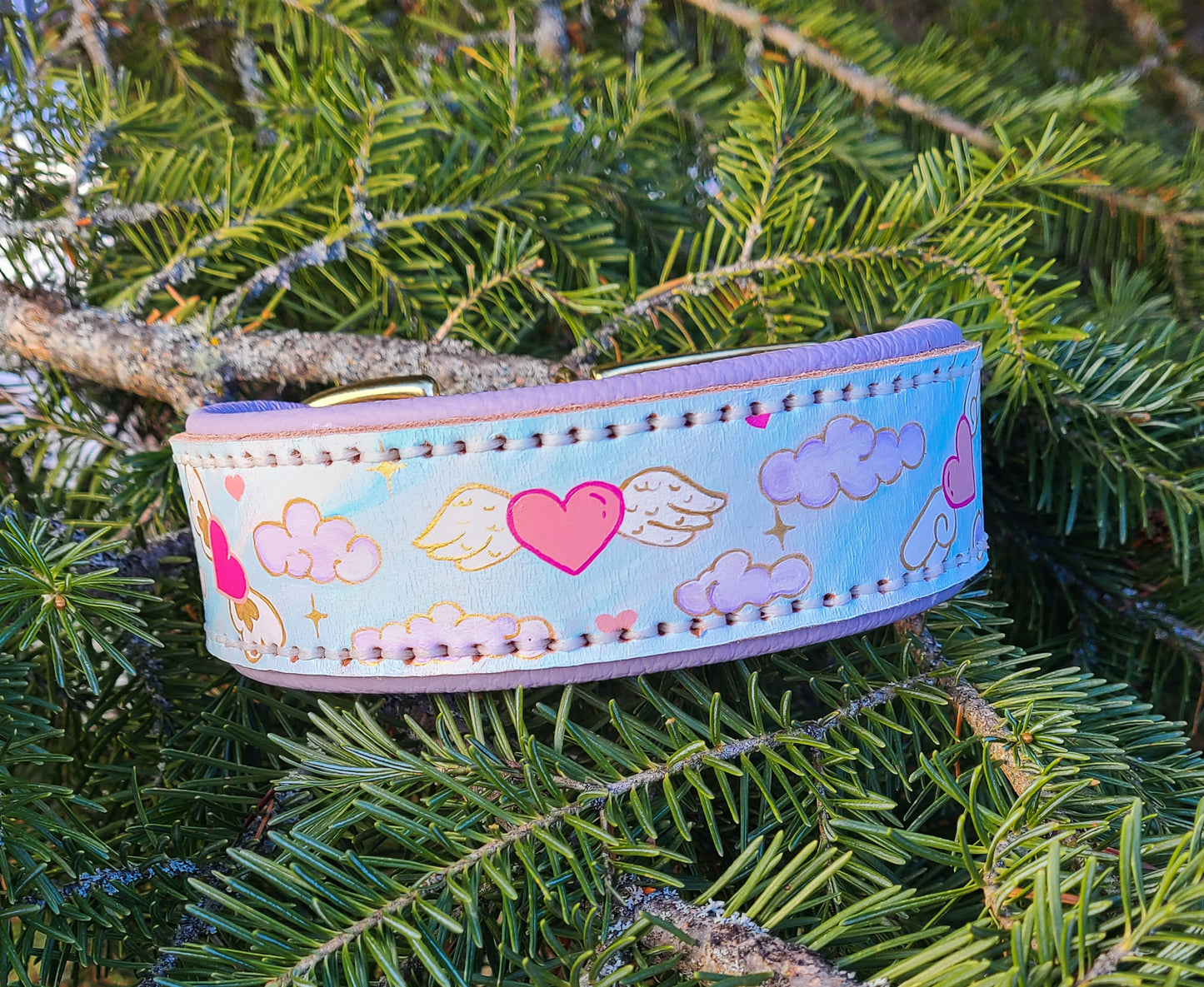 Flying Hearts LUX Padded Collar