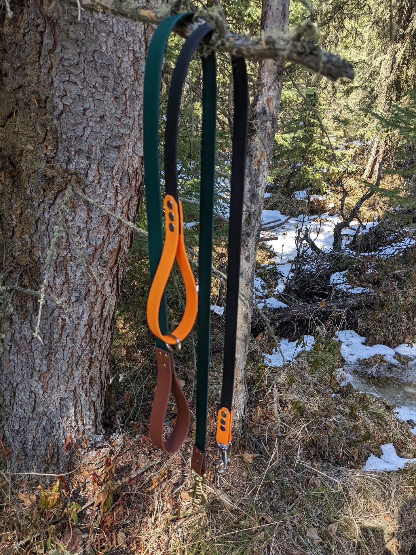 Biothane Leash - Two tone - Waterproof - 3/4 inch