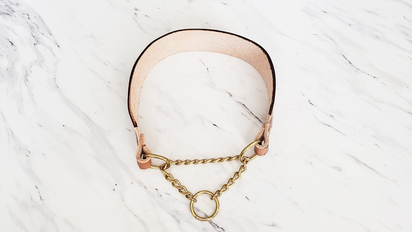 Planted Arrow - Leather Martingale Collar