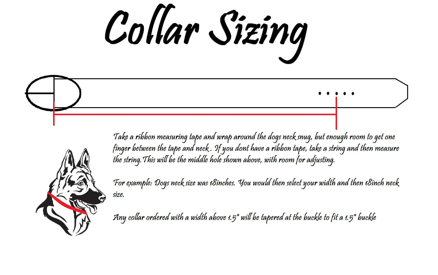 Milky Way Mountains - Leather Dog Collar