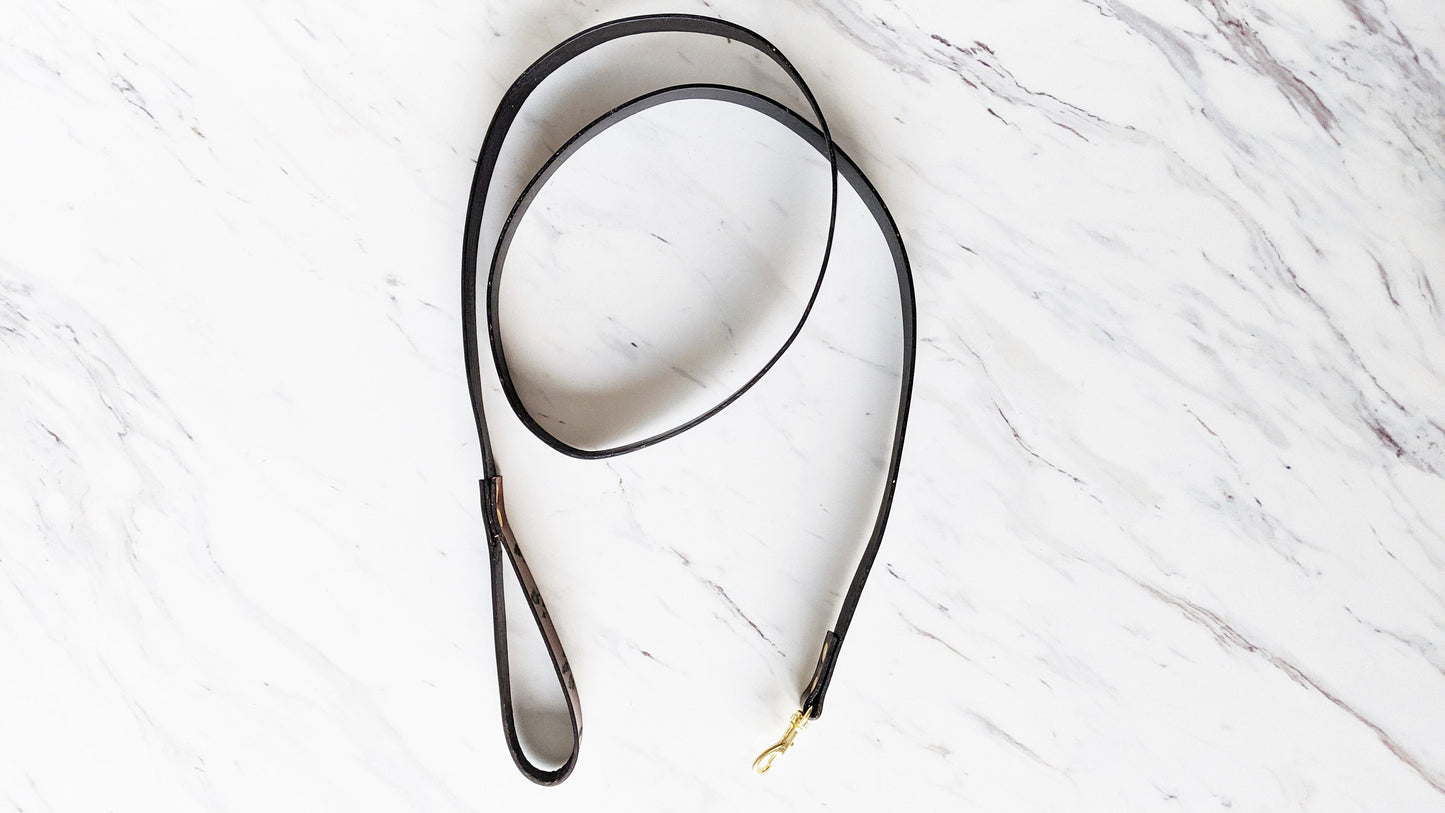 Pinaceae Silhouette - Leather Leash