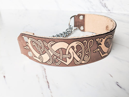 The Fenrir - Leather Dog Collar