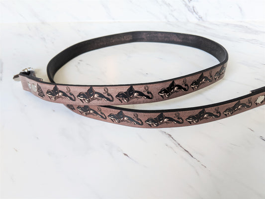 Orca Pod - Leather Leash
