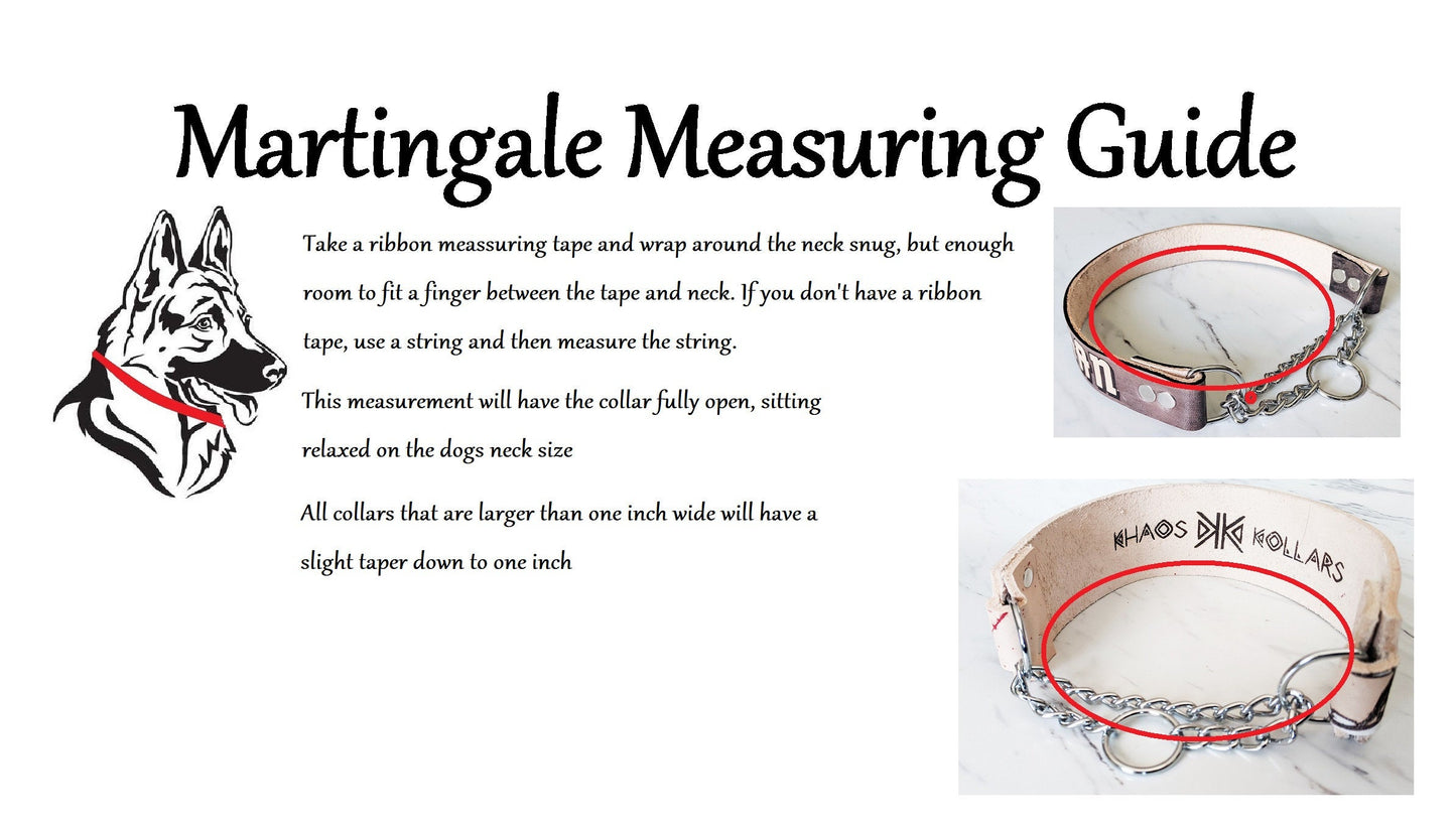 Ukiyo-e Wave - Leather Martingale Collar