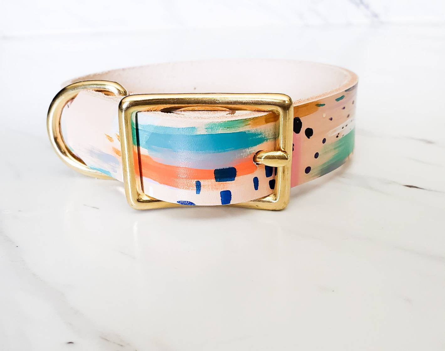 Abstract - Leather Dog Collar