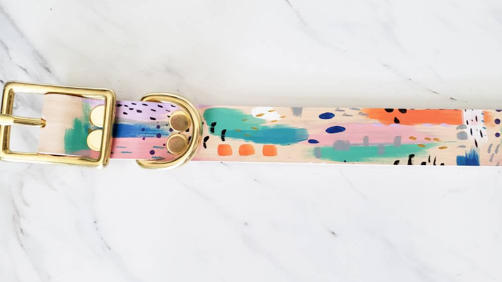 Abstract - Leather Dog Collar